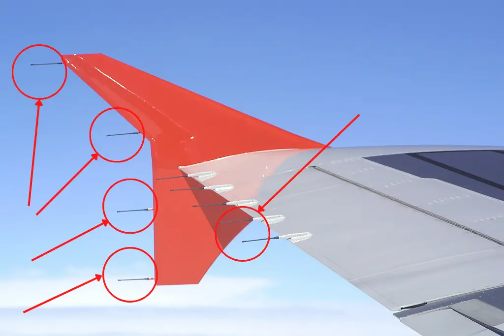 What Are Those Rods On The Aircraft Wing?